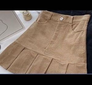 Corduroy Mini Skirt
