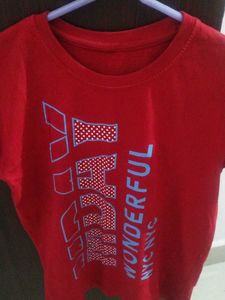 Red Graphic T-shirt