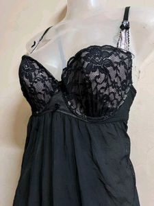 Black Lace Babydoll