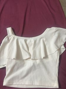 Ruffle One-Shoulder Top