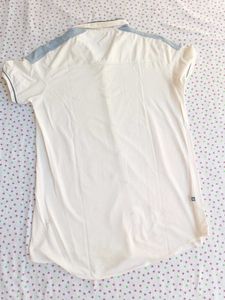 Guess Cream Short Sleeve Shirt