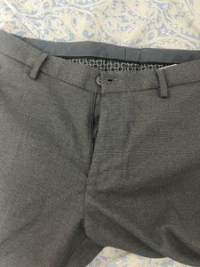 Gray Casual Pants