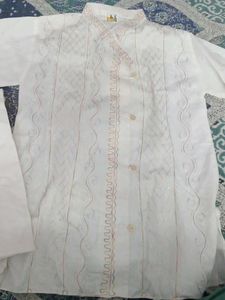 Elegant White Kurta Set