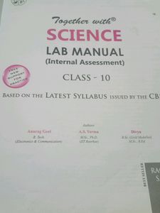 Science Lab Manual Class 10