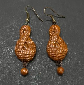 Boho Chic Clay Dangle Earrings