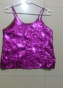 Combo Pink Club Top And Black Pencil Skirt