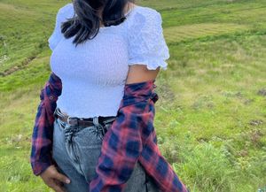 White Crop Top