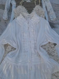 Vintage Victorian Style Ruffle Shirt
