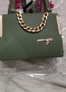 Olive Green Fashion Handbag