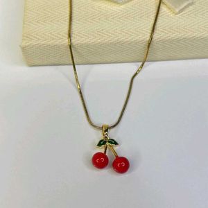 Cherry Pendant Necklace