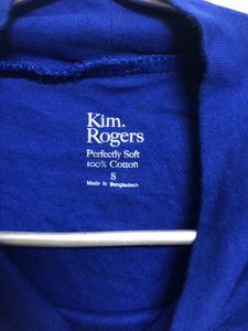 Kim. Rogers Blue Long Sleeve T Shirt
