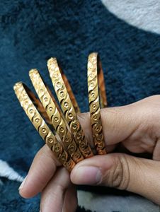 Golden Bangle Set