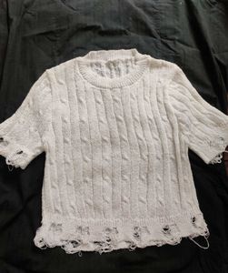 While Tshirt For Women And Girls⚪