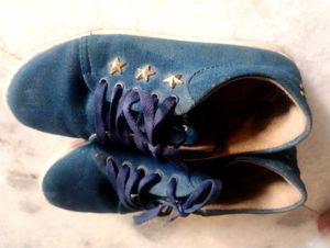 Denim Blue Shoes For Women