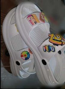Fun Cartoon White Sandals