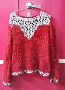 Red Furr Top