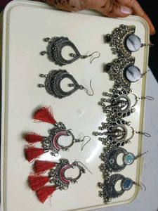 Each 30 Rs Or 200 Coin Boho Statement Earring Bund