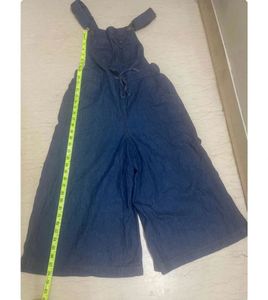 Wide leg Dungarees in Very Soft Comfortable Denim