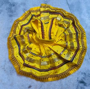 Laddu Gopal Fancy Dress Colours Yellow Only 1 Dres
