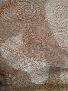 Elegant Leaf Print Abaya