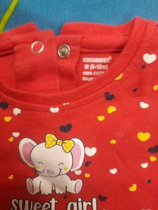Cute Red &#39;Sweet Girl&#39; Dress