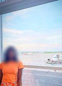 Orange Cotton T-Shirt