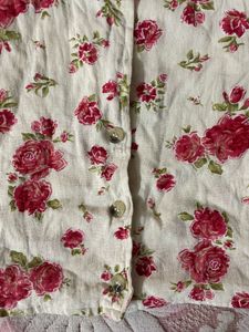 Floral Button-Up Top