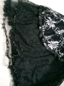 Black Frock But With One Flaws