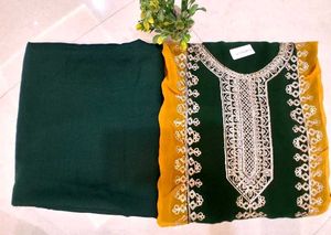Elegant Ethnic dress material without duppta