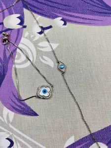 Silver Bracelet + Necklace