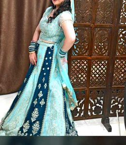 Elegant Blue Lehenga Choli