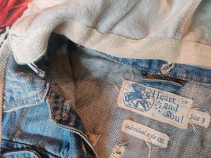 Denim Jacket With Detachable Hoodie