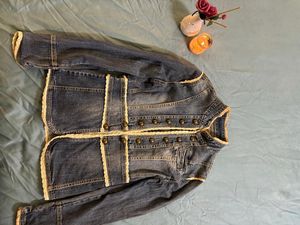 AESTHETIC DENIM VINTAGE JACKET