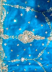 Fairy Blue Color Lehnga With Chunni