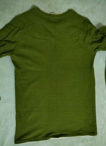 Olive Green Long Sleeve T-Shirt
