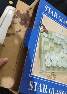 Star Glass Chess Set♟️🐴