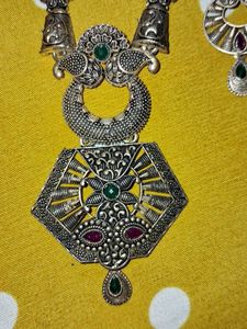 beautiful oxidised jewellery set