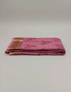 Printed Pink Saree