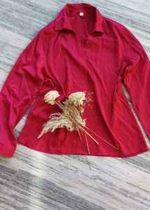 Pink Long Sleeve Top