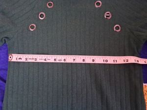 Max - XS, High Neck, RIB-KNIT sweatshirt