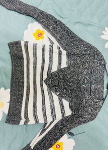 Striped Knit Sweater