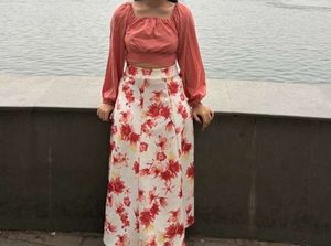 Floral Skirt & Top Set