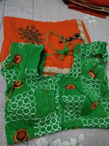 Orange Saree