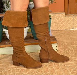 Suede Over the Knee Boots
