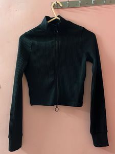 Xs size- Black Cropped Jacket