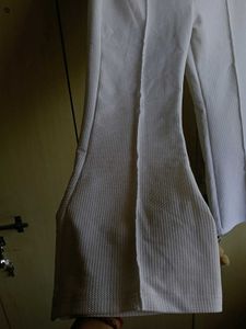White Flared Pants