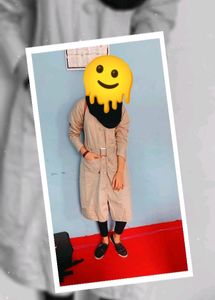 Trendy comfy fashionable denim Coat for girls