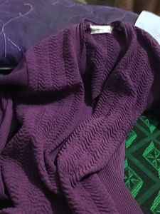 Vintage Purple Cardigan