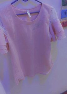 Stylish Frill Sleeves Top For Girls
