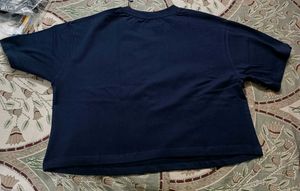 Stylish Shein 'Party Vibes' Tee, crop top